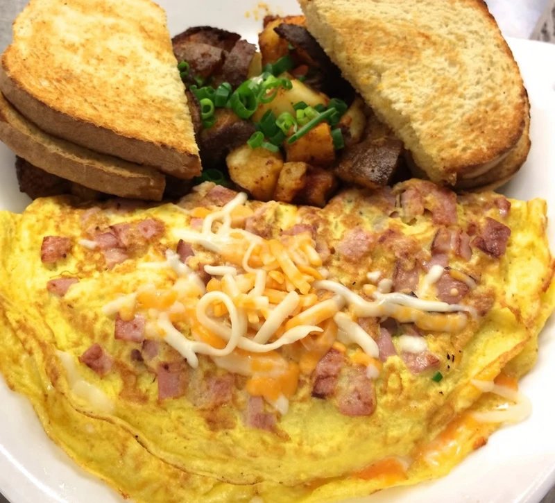 Breakfast and Pita Nutso Mediterranean food at Terry's Comfort Food in Penticton, BC